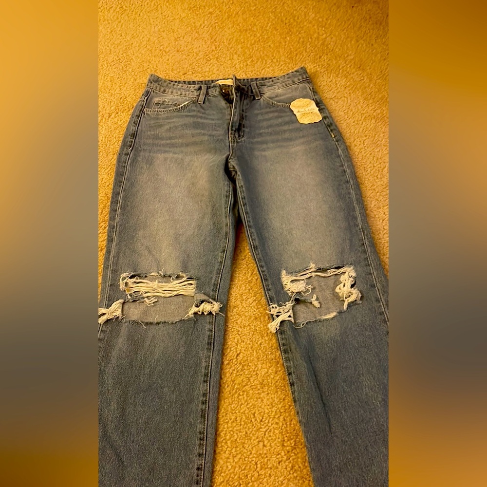 Brand New with tags. High rise and straight leg.